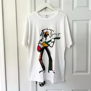 Sun Club Island Vintage 1996 Jammin Reggae Jamaican Paper Thin Single Stitch XL